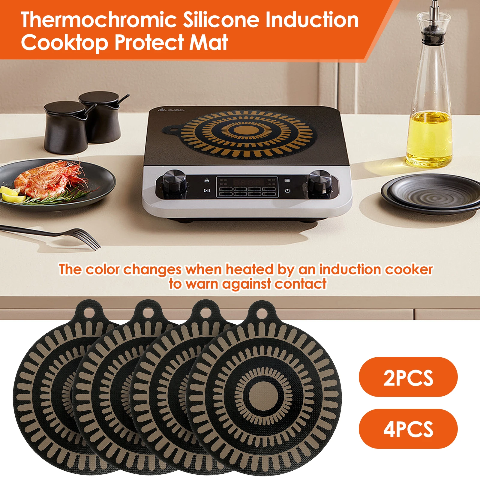 Kitchen Gadgets Modern - IH クックトップマットプロテクターアンチスクラッチシリコーン断熱パッド肥厚クックトッププロテクターキッチン調理ガジェット