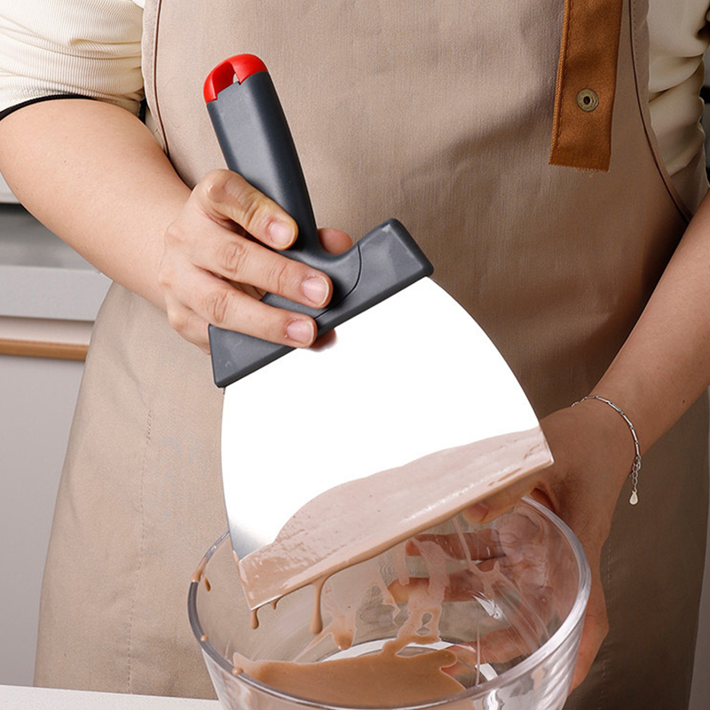 Kitchen Gadgets List - ステンレス鋼生地スクレーパーコーティングスパチュラチョコレートスクレーパーキッチンアクセサリーベーキングツールケーキ用キッチンガジェット