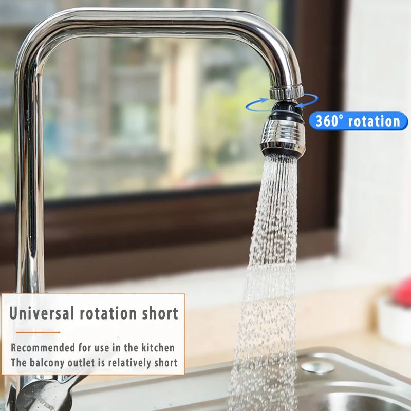 Kitchen Gadgets List - キッチンガジェット 2モード 360度回転式バブラー 高圧蛇口エクステンダー 節水 浴室キッチンアクセサリー用品
