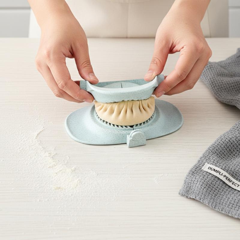 Kitchen Gadgets That Make Life Easier - 手動小麦わら餃子型キッチンアクセサリーBPAフリーホルダー自家製餃子作りパーティー用品