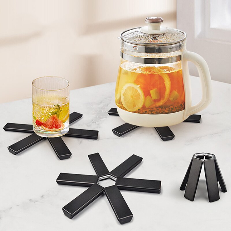 Kitchen Gadgets Modern - キッチン用品 折りたたみ式 断熱 高温対応 鍋敷き ディッシュプレースマット