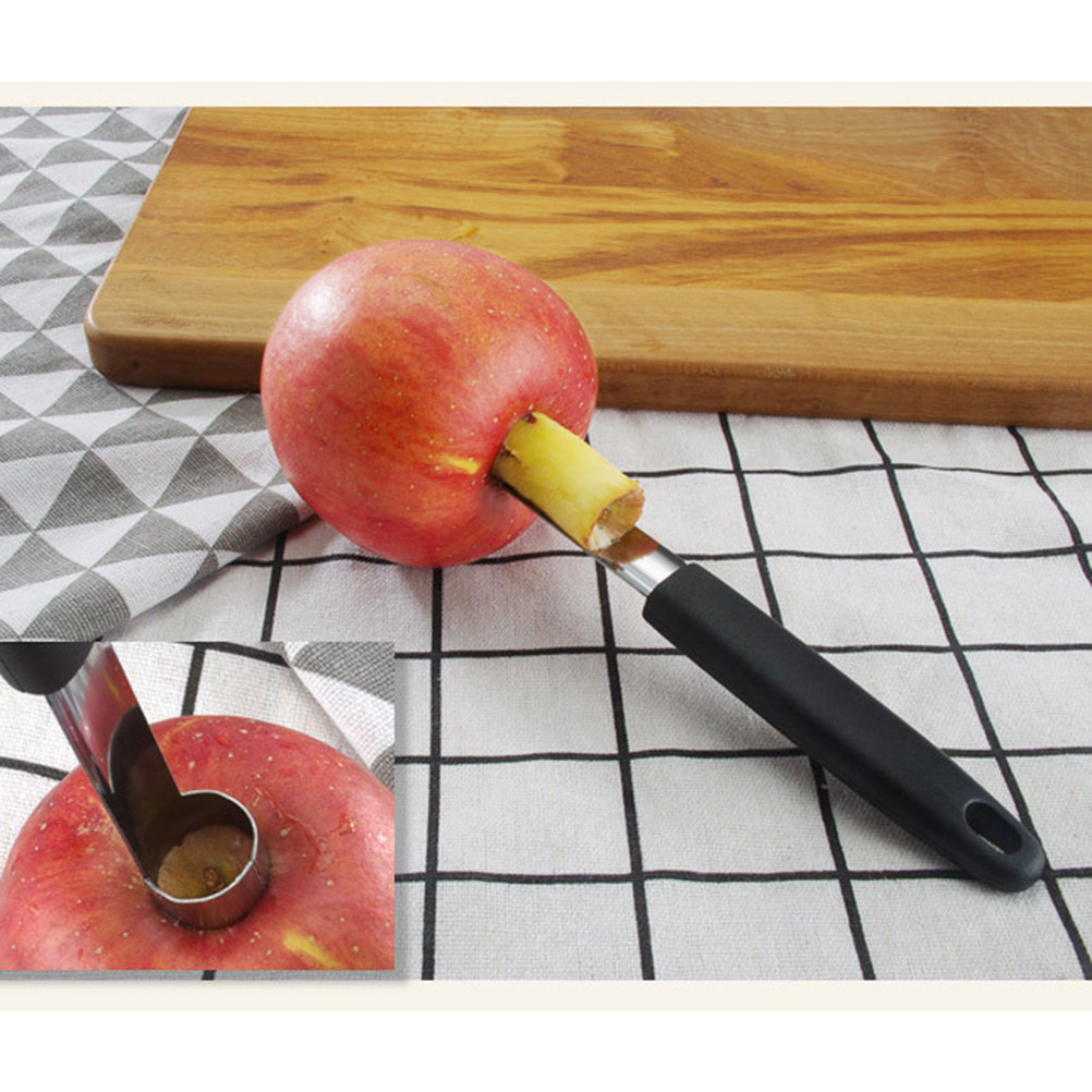 2個入り、ステンレス製、切れ味の良い鋸歯状の果物の芯抜き器。 - Kitchen Gadgets And Tools のレビューと価格