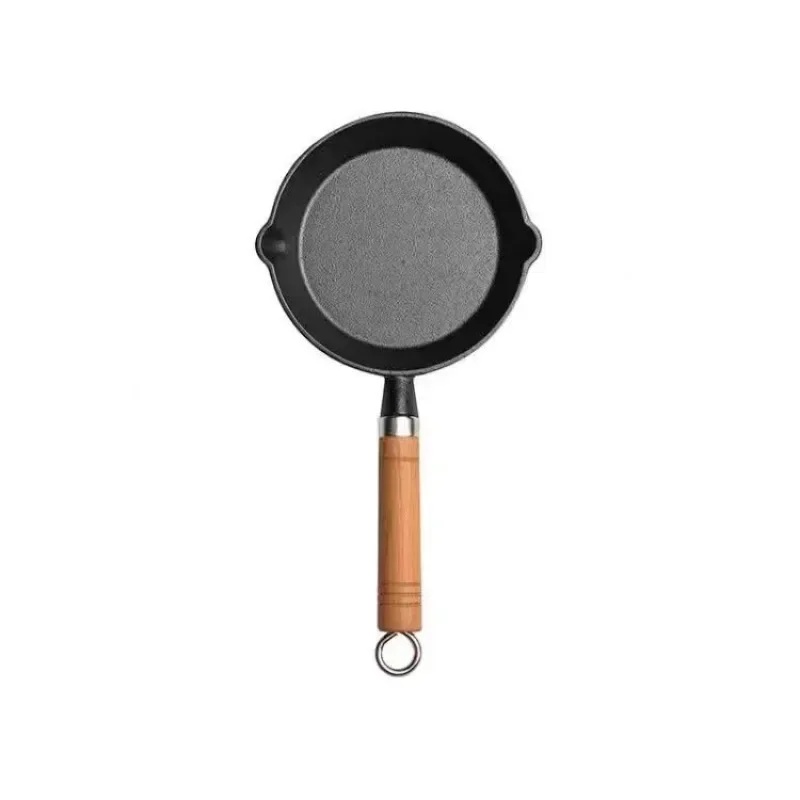 26cm未コーティング鋳鉄製フライパン、ノンスティッククレー - Cast Iron Skillet のレビューと価格