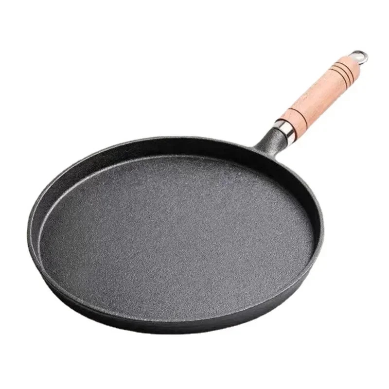 26cm未コーティング鋳鉄製フライパン、ノンスティッククレー - Cast Iron Skillet のレビューと価格
