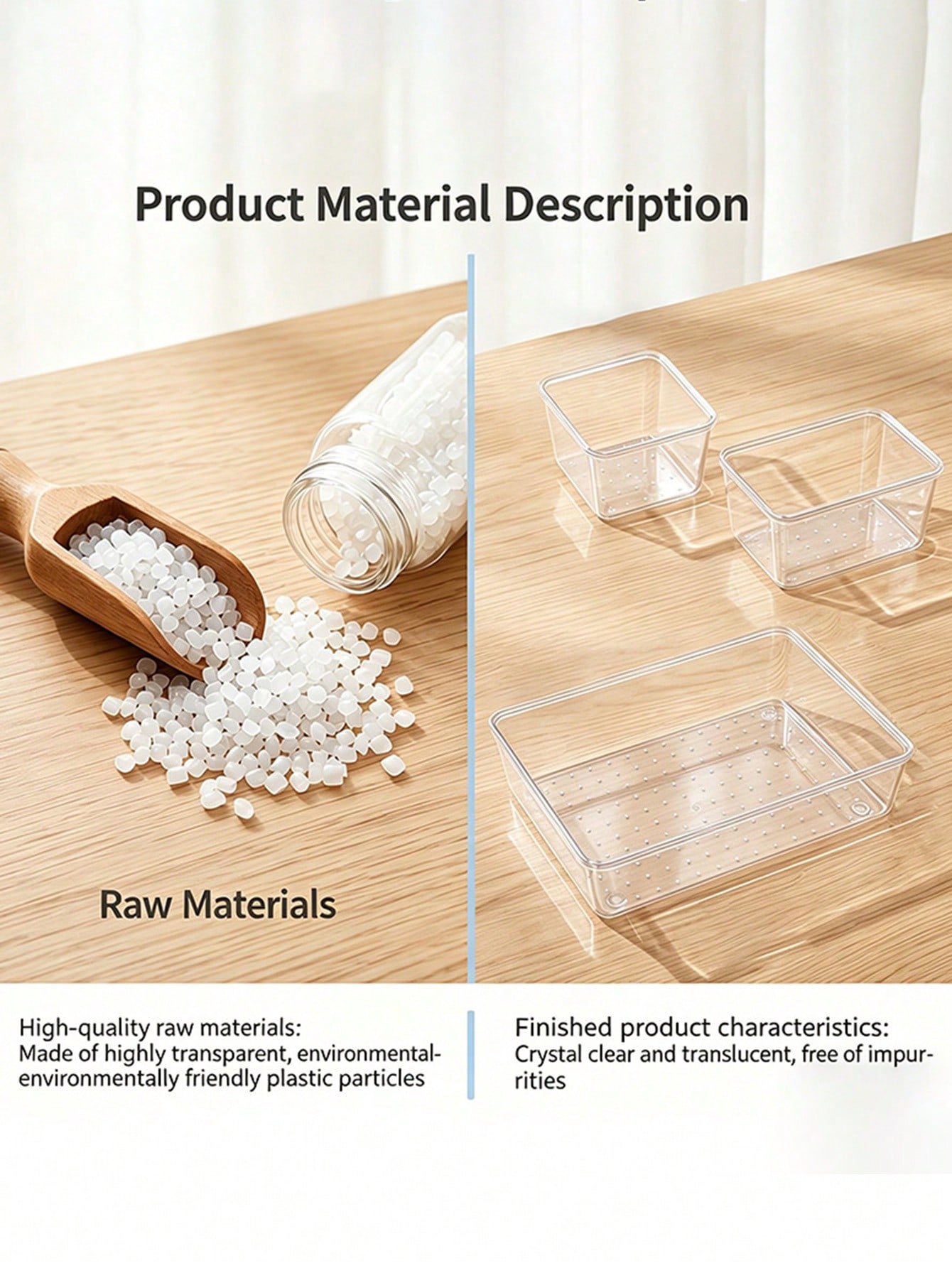 13/25/44個入りクリアプラスチック製引き出しオーガナイ - Kitchen Gadgets And Utensils のレビューと価格