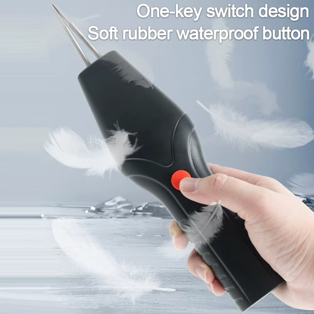 電動USB充電式クイックチキンフェザープラッカー効率的な羽毛 - Kitchen Gadgets Modern のレビューと価格
