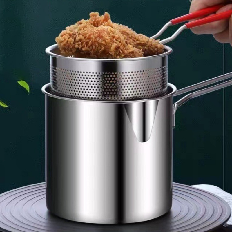 304 ステンレス鋼ディープフライヤーフライバスケット付き多 - Kitchen Gadgets Electronic のレビューと価格