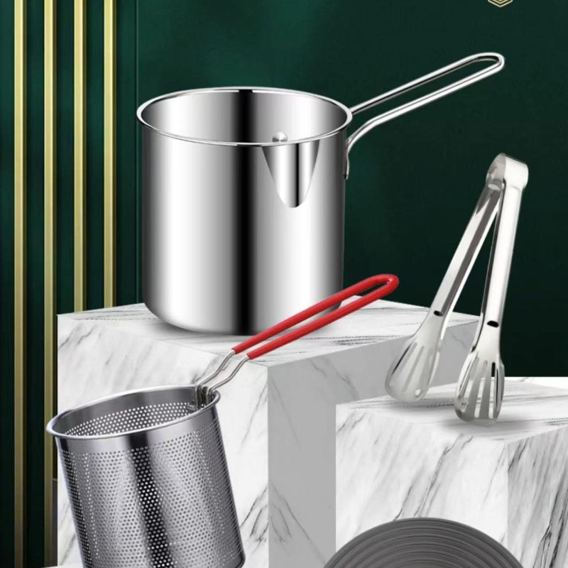 304 ステンレス鋼ディープフライヤーフライバスケット付き多 - Kitchen Gadgets Electronic のレビューと価格