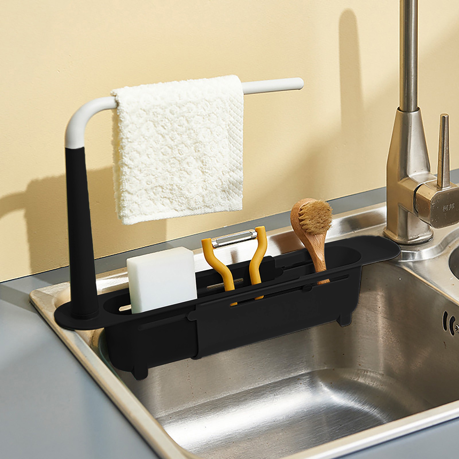 Elescopicシンクの水切り、キッチンオーガナイザー、石 - Kitchen Gadgets List のレビューと価格