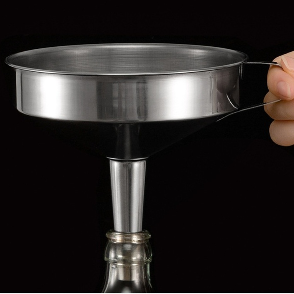 1Pc ステンレス鋼食用油漏斗広口キッチンアクセサリーバービ - Kitchen Gadgets List のレビューと価格