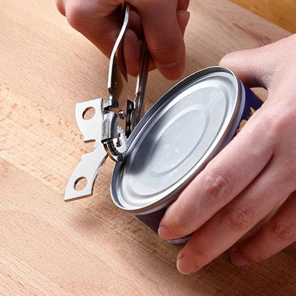 多機能ステンレス鋼食品缶缶手動栓抜き弱い手キッチンアクセサリ - Kitchen Gadgets Needed のレビューと価格