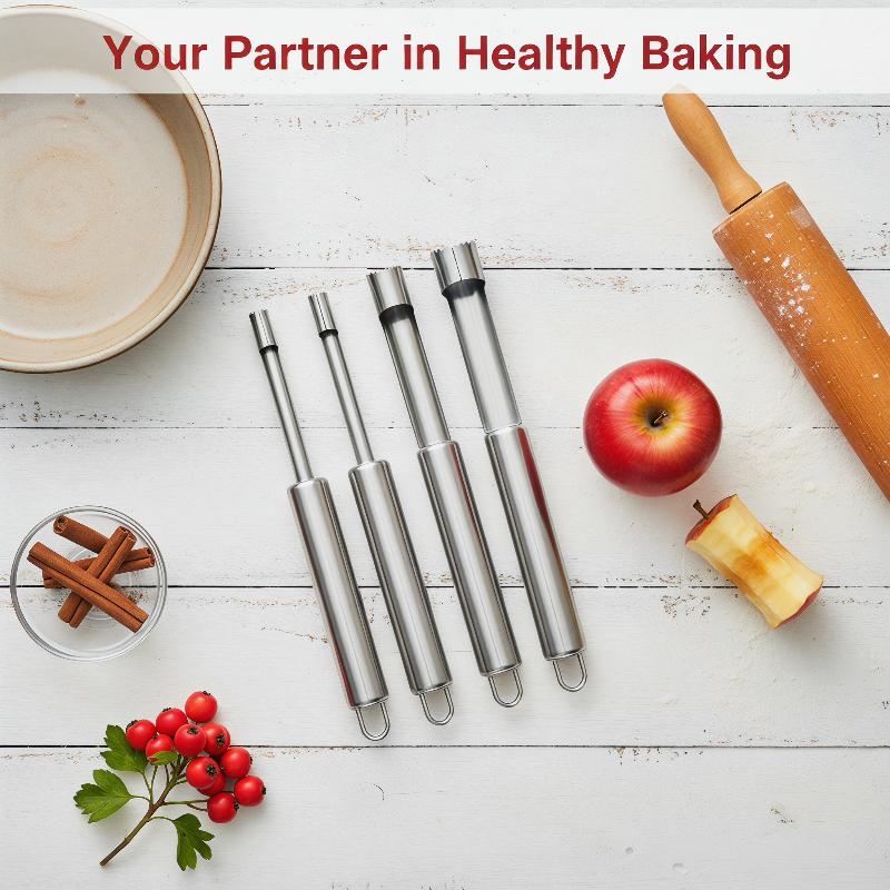 4 個フルーツコアリムーバーカッターキッチンガジェットステン - Kitchen Gadgets And Tools のレビューと価格