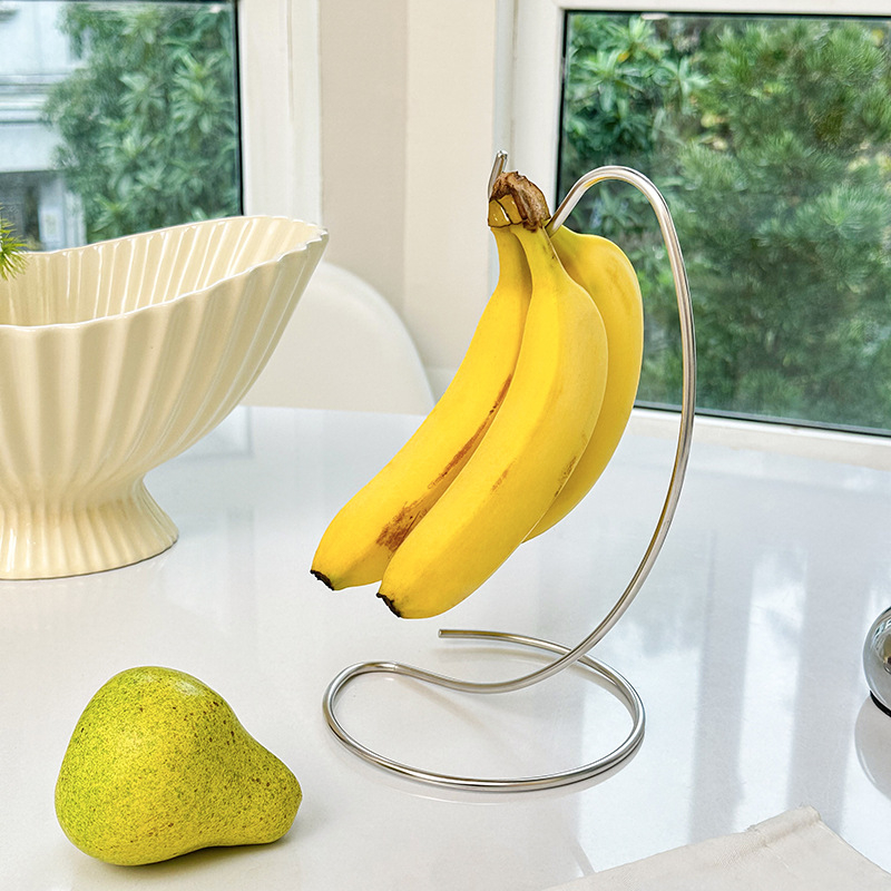 1個入りバナナホルダー スタンド バナナを新鮮に保つ モダン - Kitchen Gadgets Modern のレビューと価格