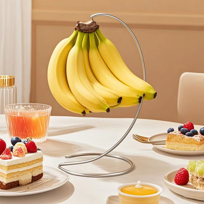 1個入りバナナホルダー スタンド バナナを新鮮に保つ モダン - Kitchen Gadgets Modern のレビューと価格