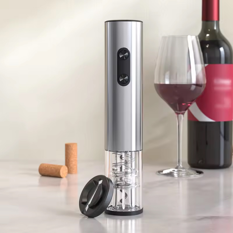 1/4 個電動ワインボトルオープナー自動赤ワインコルク抜きワ - Kitchen Gadgets Electronic のレビューと価格