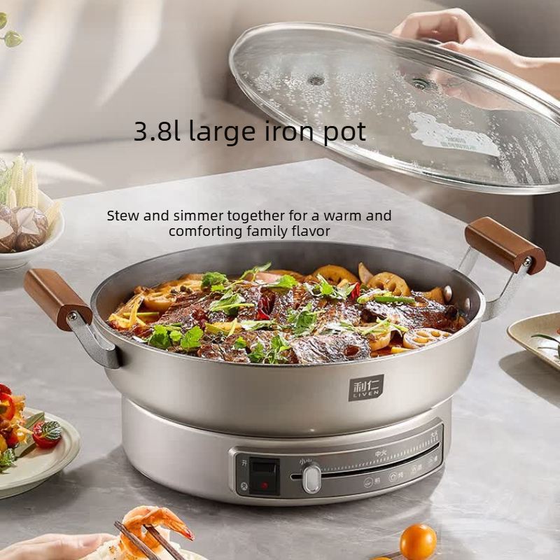 32cm大型深型グリルパン、鋳鉄製スキレット、0コーティング - Cast Iron Skillet のレビューと価格