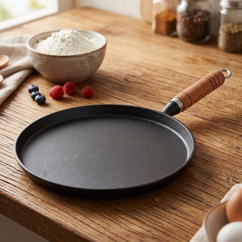 20/23/26cm 鋳鉄製フライパン 未コーティング ノン - Cast Iron Skillet のレビューと価格