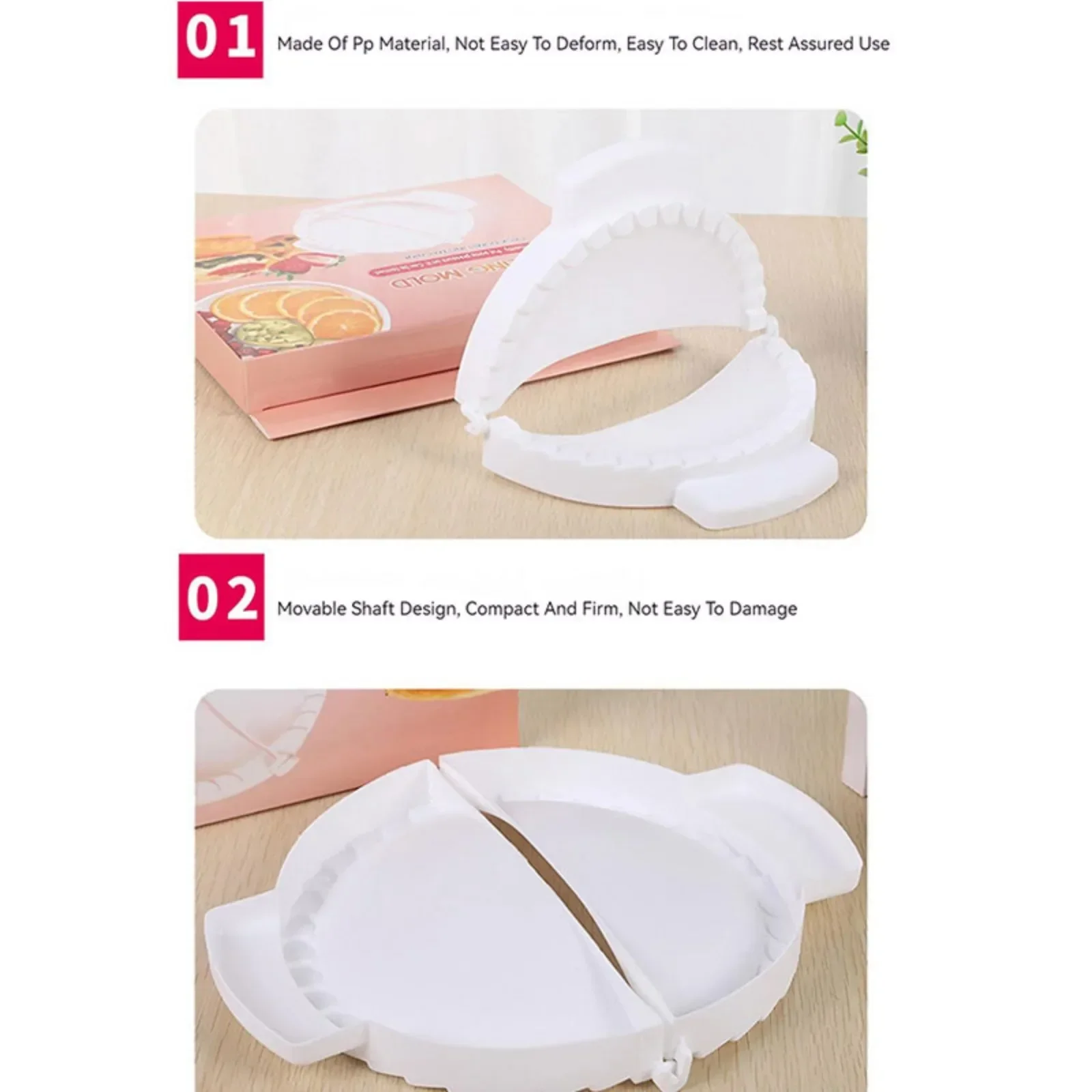 DIY 餃子型プレスキッチンアクセサリーピエロギメーカーペス - Kitchen Gadgets List のレビューと価格