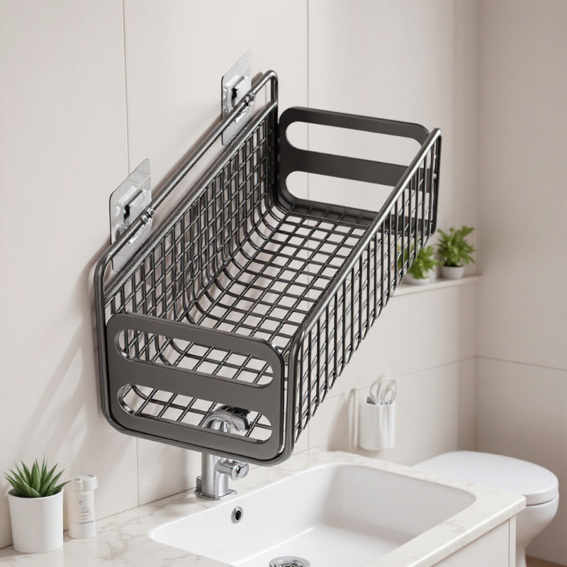 家庭用多機能収納ラック、バスルーム化粧品収納ラック、壁掛けタ - Kitchen Gadgets Needed のレビューと価格