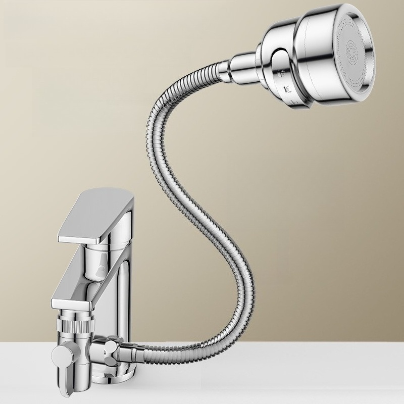 3段階速度調整可能な外部シャワーヘッド、洗面台の蛇口用、髪洗 - Kitchen Gadgets List のレビューと価格