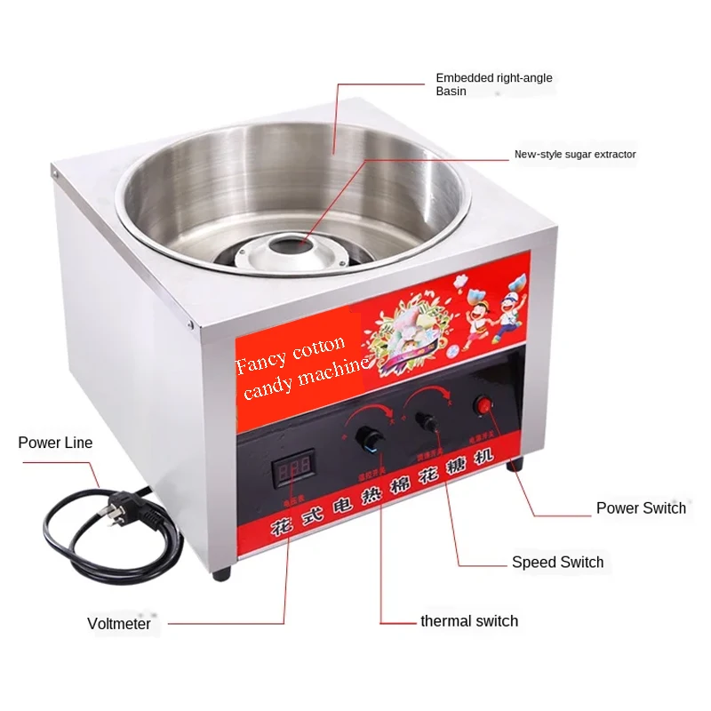 ホーム自作キャンディデザートメーカー電気スイート綿菓子機綿砂 - Kitchen Gadgets Made In Usa のレビューと価格