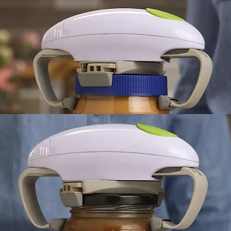 電動缶ボトル蓋オープナー両耳式ワンキー自動レストランスクリュ - Kitchen Gadgets Electronic のレビューと価格