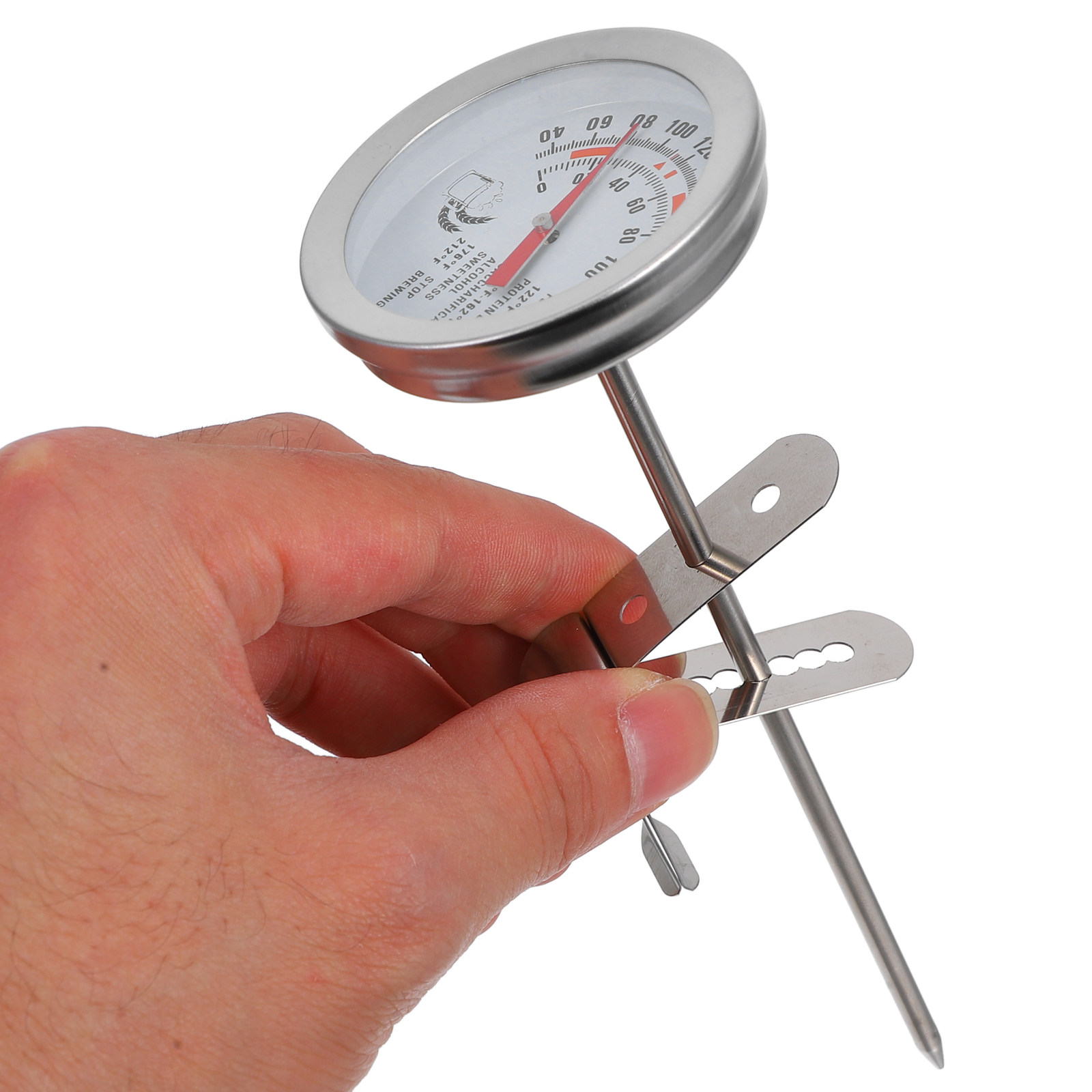 304ステンレス製着脱式飲料温度計プローブ、携帯用即時読み取 - Instant Read Thermometer のレビューと価格