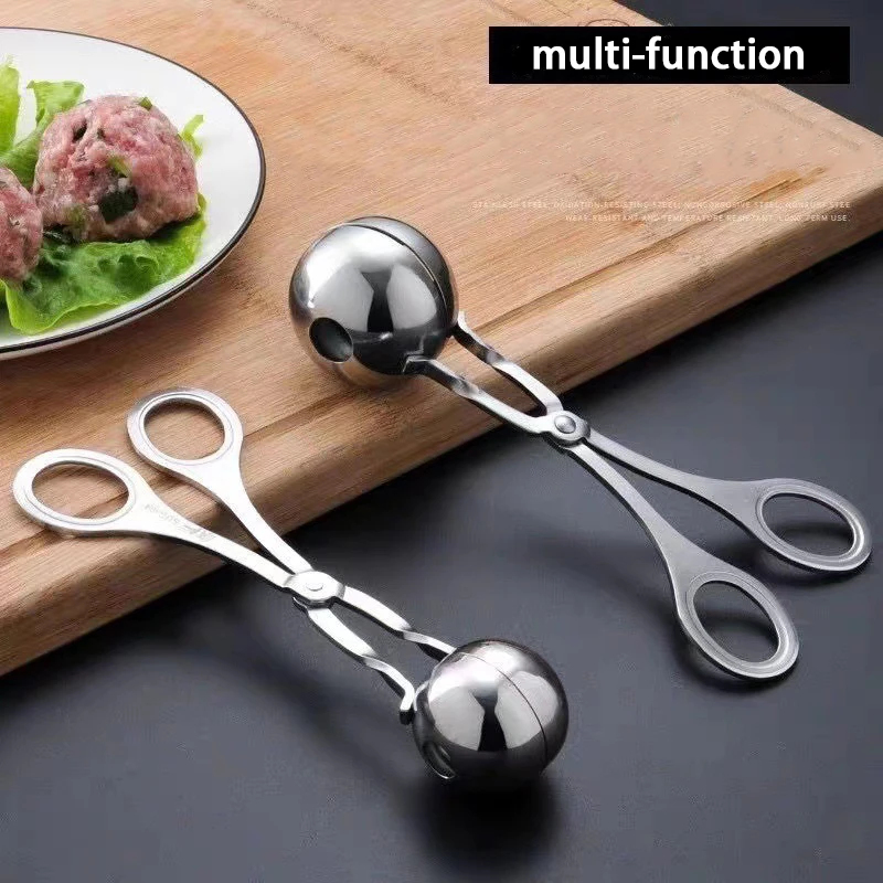ミートボールメーカーツール ステンレス鋼クリップ 丸型おにぎ - Kitchen Gadgets Modern のレビューと価格