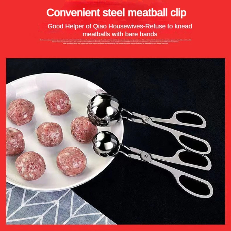ミートボールメーカーツール ステンレス鋼クリップ 丸型おにぎ - Kitchen Gadgets Modern のレビューと価格