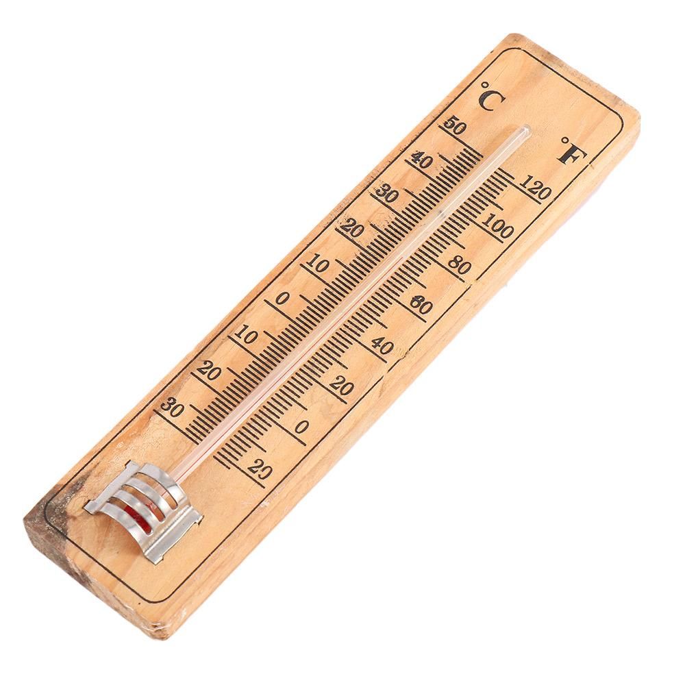 壁掛け式室内ガレージ木製ルーム壁掛け式ログゲーター温度計直読 - Instant Read Thermometer のレビューと価格