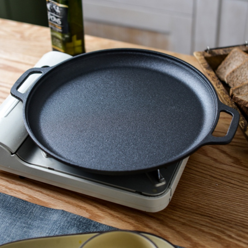 JUSTINLAU ダブルイヤーフライパン 鋳鉄製卵ステーキ - Cast Iron Skillet のレビューと価格