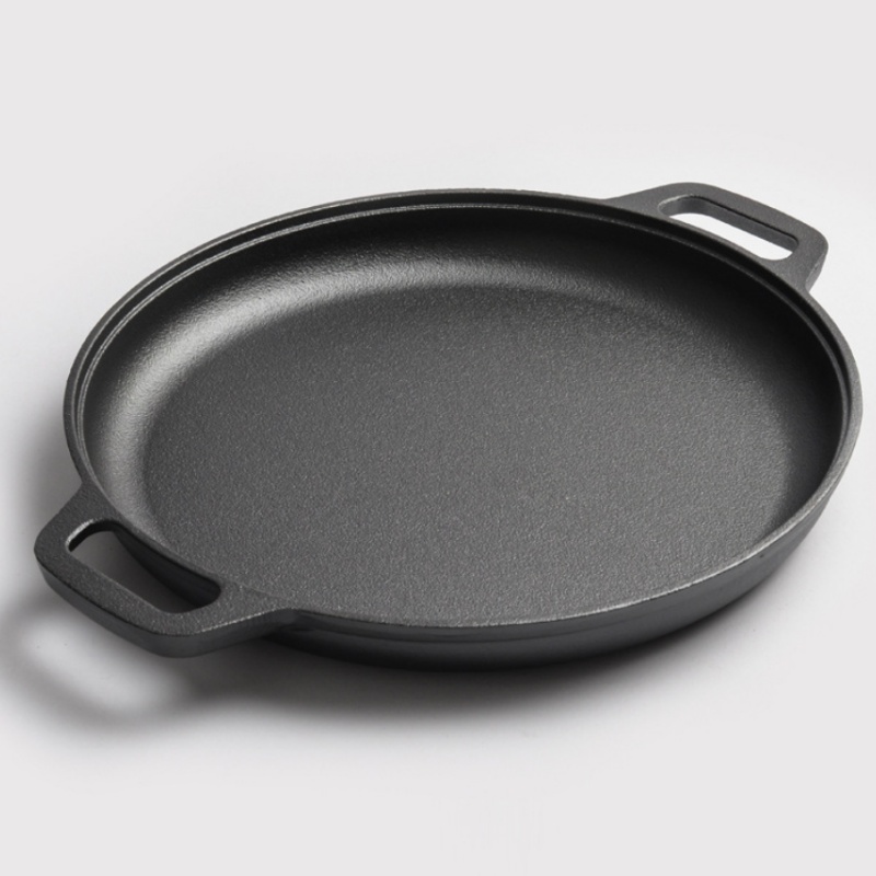 JUSTINLAU ダブルイヤーフライパン 鋳鉄製卵ステーキ - Cast Iron Skillet のレビューと価格