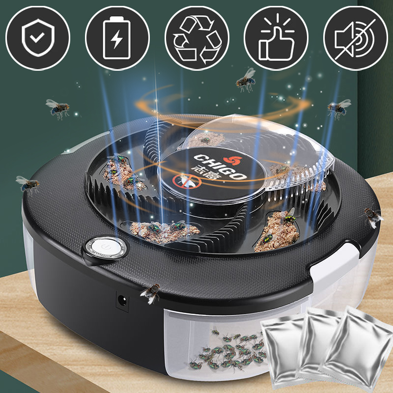 ハエトリガラス充電式/USB 電気ハエトラップ CHIGO  - Kitchen Gadgets Electronic のレビューと価格