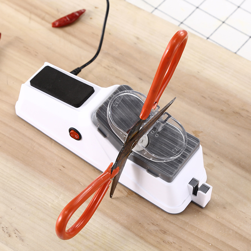 USB充電式電動調整可能キッチンナイフはさみツールナイフダイ - Kitchen Gadgets Electronic のレビューと価格