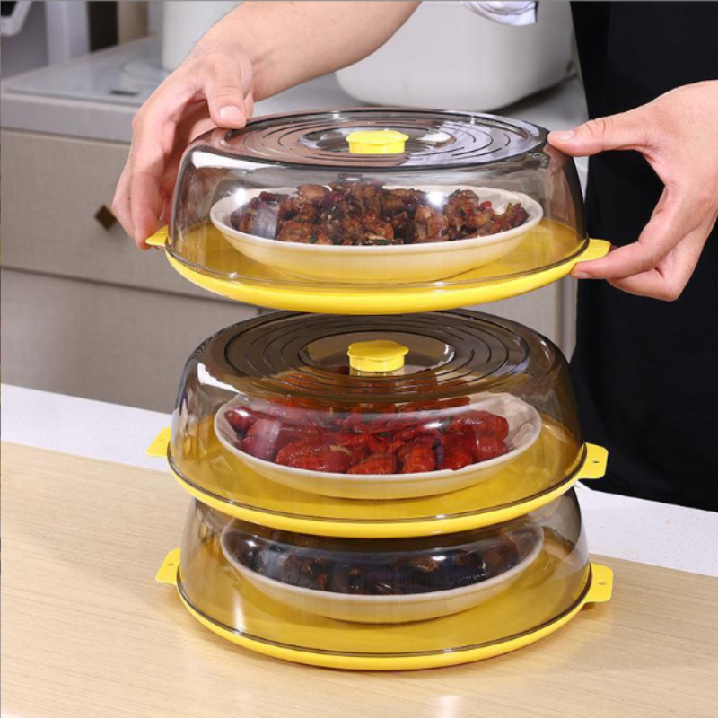 多層家庭用食品カバー蚊とハエ防止積み重ね可能な野菜蓋防塵断熱 - Kitchen Gadgets Modern のレビューと価格