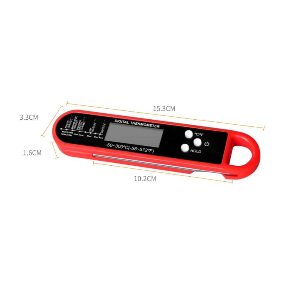 プロ仕様デジタル肉用温度計、高精度インスタント読み取り、防水 - Instant Read Thermometer のレビューと価格