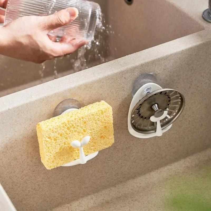 2個入り多機能キッチンシンクオーガナイザー、吸盤付きスポンジ - Kitchen Gadgets Needed のレビューと価格