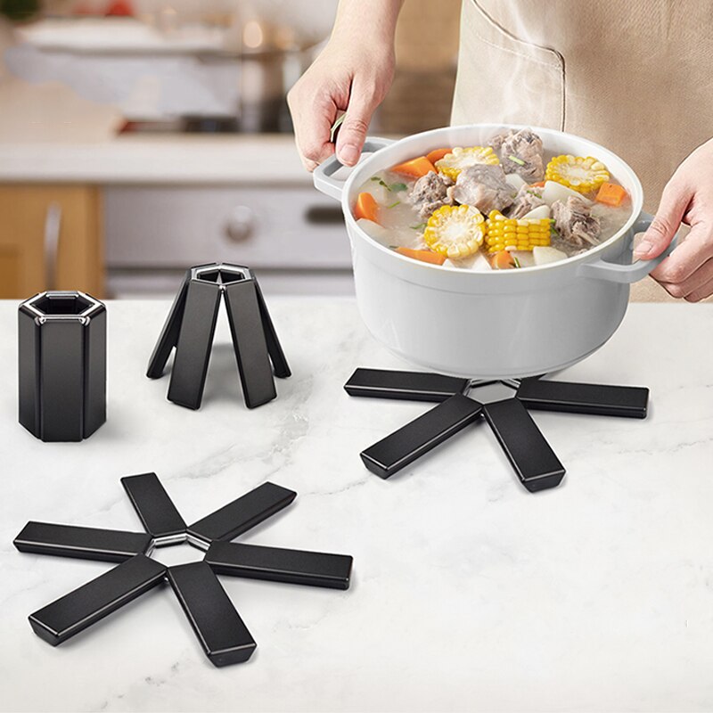 キッチン用品 折りたたみ式 断熱 高温対応 鍋敷き ディッシ - Kitchen Gadgets Modern のレビューと価格