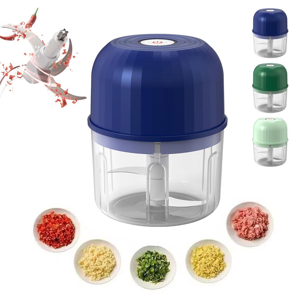 ミニ電動ガーリックチョッパー ポータブルUSB充電式フードプ - Kitchen Gadgets Electronic のレビューと価格